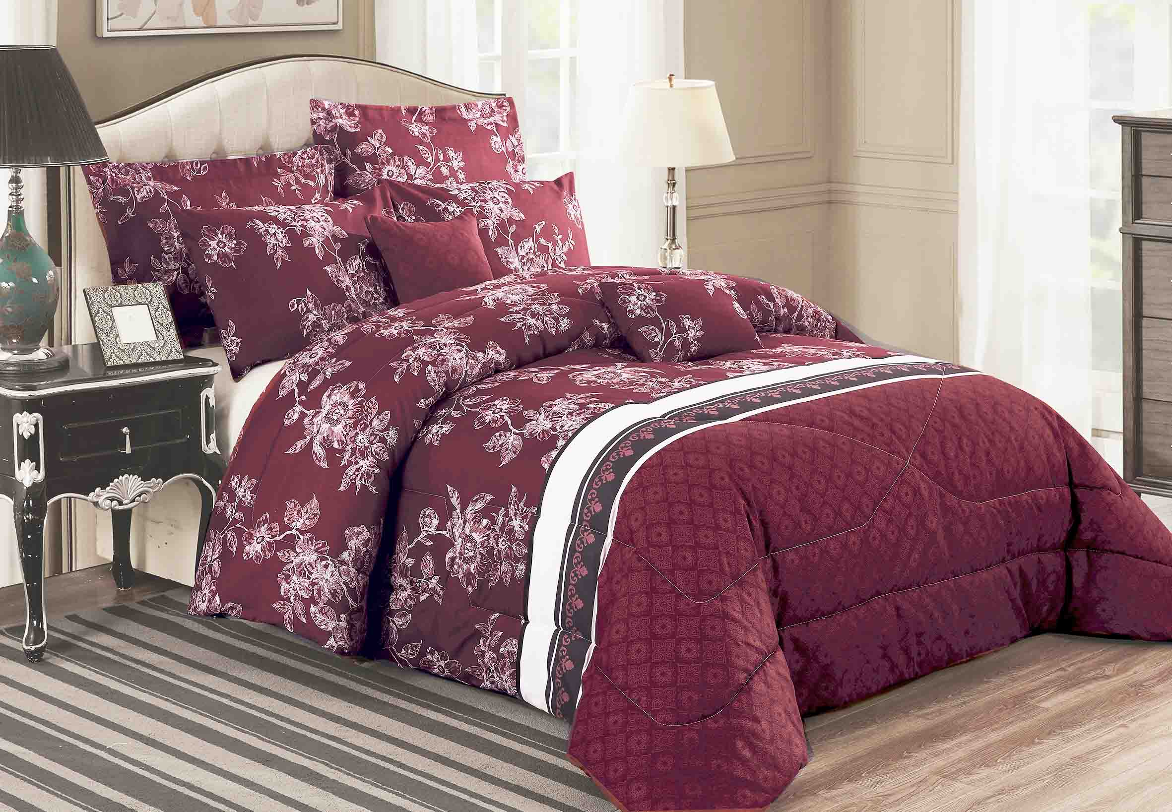 7 Piece Printed Comforter Set Reversible Could Be A Great Solution